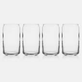 ビジネスロゴ会社プロモーションQRコード ガラス缶 (左)