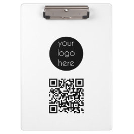 ビジネスロゴ会社プロモーションQRコード クリップボード