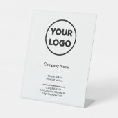 ビジネスロゴ会社名プロモーションストア 台座サイン (正面)