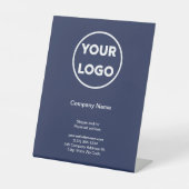 ビジネスロゴ会社名海軍プロモーションストア 台座サイン (正面)