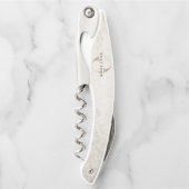 ビジネスロゴ会社白黒ワインボトル ソムリエナイフ (正面)