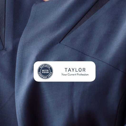 ビジネスロゴ会社社員会議の追加 名札