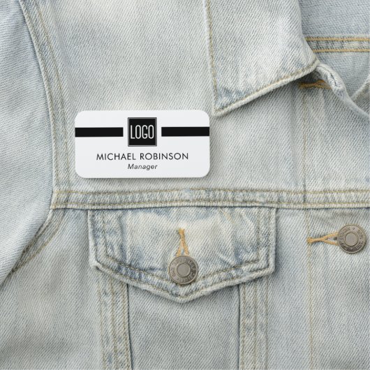 ビジネスロゴ会社社員 名札 (インサイチュ)