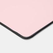 ビジネスロゴ会社赤面ピンクQRコード デスクマット (コーナー)