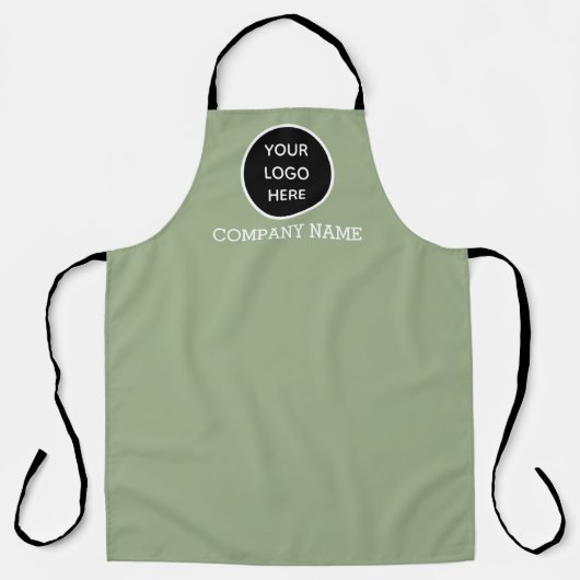 ビジネスロゴ会社Sageミニマルモダンリスト エプロン (正面)