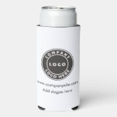 ビジネスロゴ会社Webサイトカスタムイベントスワッグ スリム缶クーラー (Seltzer裏面)