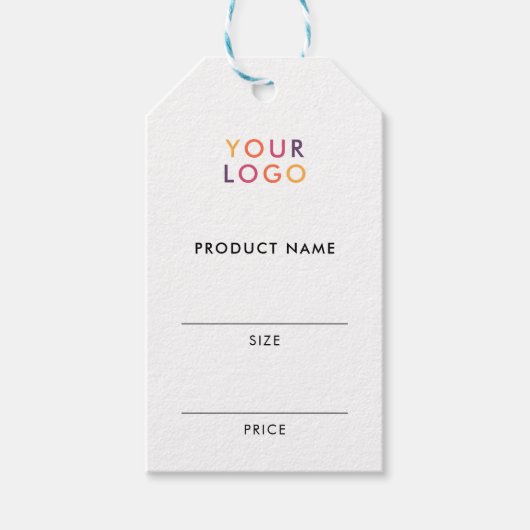 ビジネスロゴ価格ギフトラベル ギフトタグ (正面)