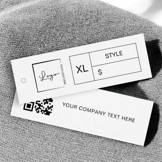 ビジネスロゴ価格ラベルQRコードつるラベル