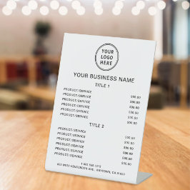 ビジネスロゴ価格表 台座サイン