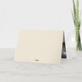 ビジネスロゴ写真クリスマス シーズンカード (裏面)