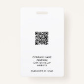 ビジネスロゴ写真ID会社 バッジ (裏面)