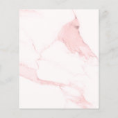 ビジネスロゴ写真qrコードinstagramピンク大理石 チラシ (裏面)