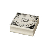 ビジネスロゴ名のカスタム ラバースタンプ (スタンプ)