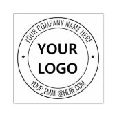 ビジネスロゴ名のプロモーションパーソナライズされた ラバースタンプ (インプリント)
