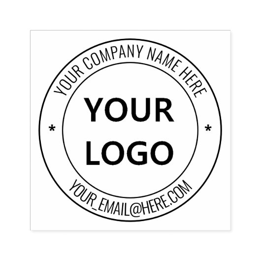 ビジネスロゴ名のプロモーションパーソナライズされた ラバースタンプ (インプリント)