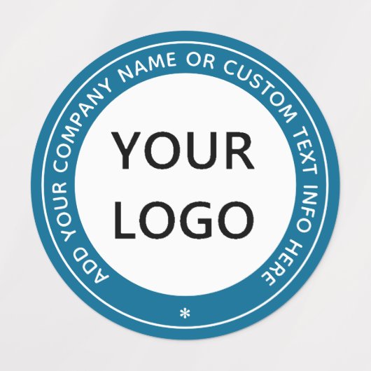 ビジネスロゴ名カスタム文字ラベルの色 ラベル (デザイン1)