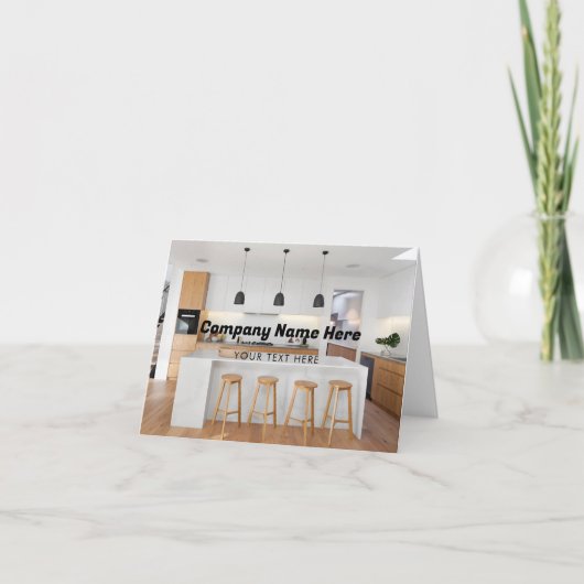 ビジネスロゴ名会社のプロモーション写真 シーズンカード (正面)