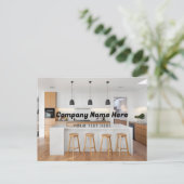 ビジネスロゴ名会社のプロモーション写真 シーズンポストカード (スタンド正面)