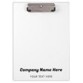 ビジネスロゴ名会社プロモーション企業の クリップボード (正面)