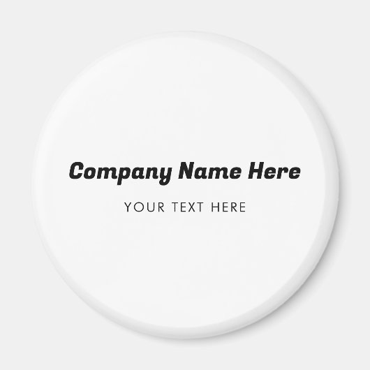 ビジネスロゴ名会社プロモーション企業の マグネット (正面)