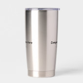 ビジネスロゴ名会社プロモーション企業の 保温保冷タンブラー (左面)