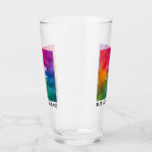 ビジネスロゴ名文字カスタムテンプレート タンブラーグラス (左)