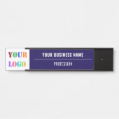 ビジネスロゴ名Office名プレートテンプレート サインプレート (正面)