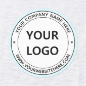 ビジネスロゴ名Webサイトカラースタンプラベル ラベル (デザイン1)