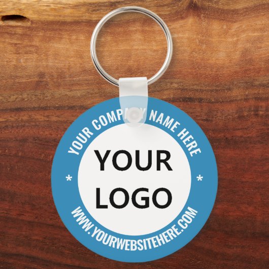 ビジネスロゴ名Webサイトキーチェーンプロモーション キーホルダー (正面)