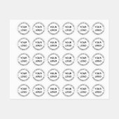 ビジネスロゴ名Webサイトスタンプのラベル ラベル (シート)