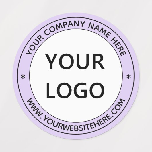 ビジネスロゴ名Webサイトスタンプのラベル ラベル (デザイン2)