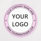 ビジネスロゴ名Webサイトスタンプのラベル ラベル (デザイン1)