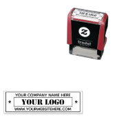 ビジネスロゴ名Webサイトスタンプテンプレート セルフインキングスタンプ (インサイチュ)