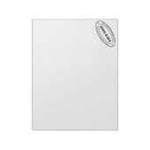 ビジネスロゴ名Webサイト会社メモ帳 ノートパッド (回転)