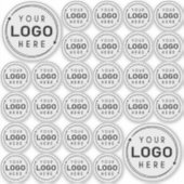 ビジネスロゴ品種サイズ30ステッ澄んカー シール (正面)