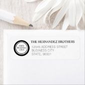 ビジネスロゴ差出人住所ラベル ラベル (インサイチュ)