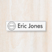 ビジネスロゴ従業員のオフィス名プレート サインプレート (正面)