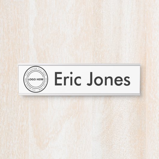 ビジネスロゴ従業員のオフィス名プレート サインプレート (正面)