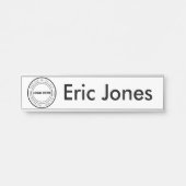 ビジネスロゴ従業員のオフィス名プレート サインプレート (正面)