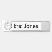 ビジネスロゴ従業員のオフィス名プレート サインプレート (正面)