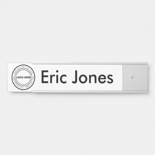ビジネスロゴ従業員のオフィス名プレート サインプレート (正面)