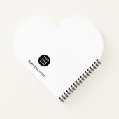 ビジネスロゴ従業員の企業の追加 ノートブック (裏面)