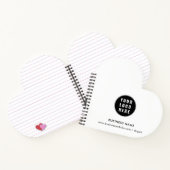 ビジネスロゴ従業員の企業の追加 ノートブック (内部)