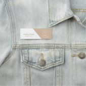 ビジネスロゴ従業員の安全ピン名タグ 名札 (インサイチュ)