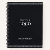 ビジネスロゴ従業員の評価ギリシャ語意味 ノートブック (正面)