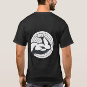 ビジネスロゴ従業員スタッフのカスタム Tシャツ (裏面)