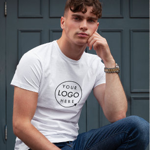 ビジネスロゴ従業員スタッフ会社ブランド Tシャツ