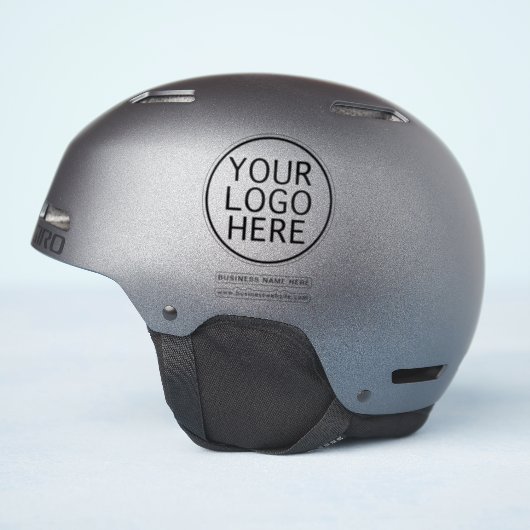 ビジネスロゴ従業員ミニマルスワッグカスタム シール (ヘルメット側面)