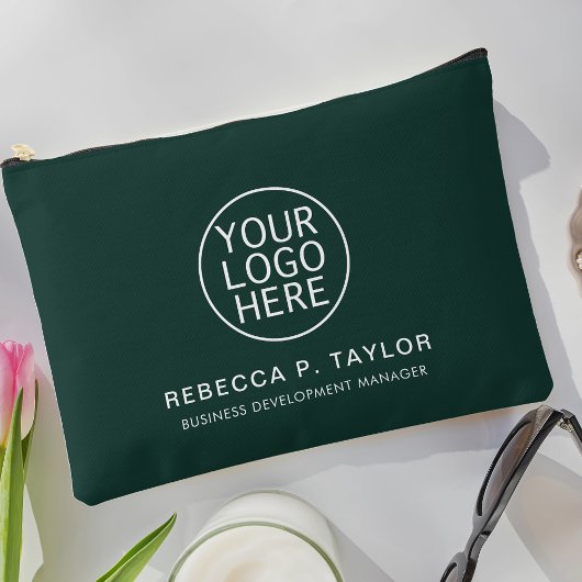 ビジネスロゴ従業員企業ののカスタム アクセサリーポーチ
