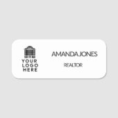 ビジネスロゴ従業員 名札 (正面)